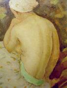 Nicolae Tonitza Nud vazut din spate, ulei pe carton. oil on canvas